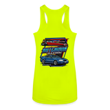 Hutchison Racing | 2022 | Women’s Racerback Tank - neon yellow