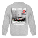 Tucker Clark | 2023 | Youth Crewneck Sweatshirt - heather gray