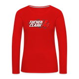 Tucker Clark | 2023 | Women's LS T-Shirt - red