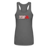 Tucker Clark | 2023 | Women’s Racerback Tank - charcoal