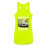 Tucker Clark | 2023 | Women’s Racerback Tank - neon yellow