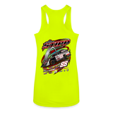 Alan Stipp | 2023 | Women’s Racerback Tank - neon yellow