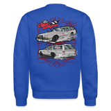 The Care Wagon | 2023 | Adult Crewneck Sweatshirt - royal blue