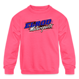 Elrod Motorsports | 2023 | Youth Crewneck Sweatshirt - neon pink
