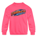 Chaber Motorsports | 2023 | Youth Crewneck Sweatshirt - neon pink