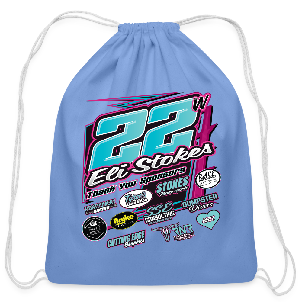 Eli Stokes 2023 Cotton Drawstring Bag Five Star Racewear 8155