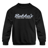 Bubba Jones | Bubba's Racing Team | Youth Crewneck Sweatshirt - black