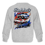 Bubba Jones | Bubba's Racing Team | Youth Crewneck Sweatshirt - heather gray