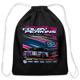 Colby Perkins | 2022 | Cotton Drawstring Bag - black