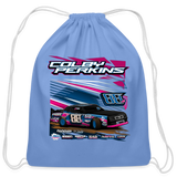 Colby Perkins | 2022 | Cotton Drawstring Bag - carolina blue