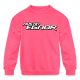 Austin Egnor | 2023 | Youth Crewneck Sweatshirt - neon pink