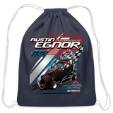Austin Egnor | 2022 | Cotton Drawstring Bag - navy
