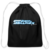 Steven Hulbert Graphics | 2023 | Cotton Drawstring Bag - black