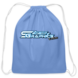 Steven Hulbert Graphics | 2023 | Cotton Drawstring Bag - carolina blue