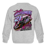 Jake Montgomery | 2023 | Youth Crewneck Sweatshirt - heather gray