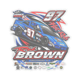 Rob Brown | 2026 | Kiss-Cut Vinyl Decal 2