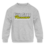 Five Star Racewear | Youth Crewneck Sweatshirt - heather gray