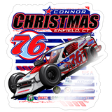 Connor Christmas | 2026 | Kiss-Cut Vinyl Decal 2 - white glossy