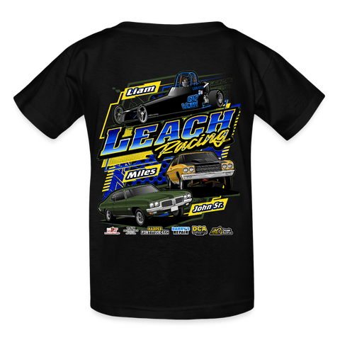 Liam Leach | Leach Racing | 2025 | Youth T-Shirt - black