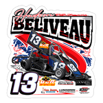Hudson Beliveau | 2025 |  Kiss-Cut Vinyl Decal 2 - white matte