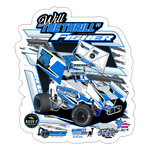 Will Fisher | 2025 |  Kiss-Cut Vinyl Decal 2 - white matte
