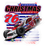 Connor Christmas | 2026 | Kiss-Cut Vinyl Decal 2 - transparent glossy