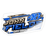 John Fields | 2026 | Kiss-Cut Vinyl Decal - white glossy
