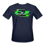 C & S Racing | 2026 | Men’s Moisture Wicking Performance T-Shirt 2 - navy