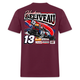 Hudson Beliveau | 2025 | Adult T-Shirt - burgundy