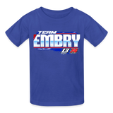 James Embry | Embry Racing | 2026 | Youth T-Shirt - royal blue