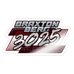 Braxton Berg | 2025 |  Kiss-Cut Vinyl Decal - white glossy