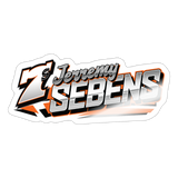 Jerremy Sebens | 2025 |  Kiss-Cut Vinyl Decal - white glossy