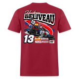 Hudson Beliveau | 2025 | Adult T-Shirt - dark red