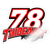 Thibeault Racing | 2023 | Sticker - white glossy