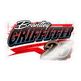 Brantley Griffith | 2025 |  Kiss-Cut Vinyl Decal - transparent glossy