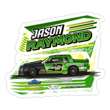 Jason Raymond | 2025 |  Kiss-Cut Vinyl Decal 2 - white matte