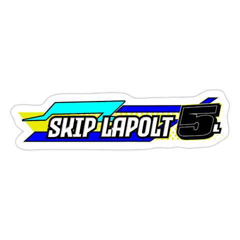 Skip LaPolt | 2025 |  Kiss-Cut Vinyl Decal 2 - white matte