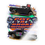 Pist-N-Broke Motorsports | 2025 |  Kiss-Cut Vinyl Decal - transparent glossy