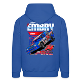 James Embry | Embry Racing | 2026 | Adult Hoodie - royal blue
