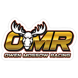Owen Mossow | 2026 | Kiss-Cut Vinyl Decal - white matte