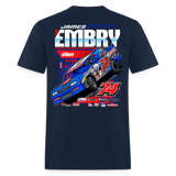 James Embry | Embry Racing | 2026 | Adult T-Shirt - navy