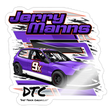 Jerry Manns | 2025 |  Kiss-Cut Vinyl Decal 2 - white glossy