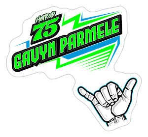 Gavyn Parmele | 2024 | Kiss-Cut Vinyl Decal 2