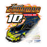 James Goodman | 2026 | Kiss-Cut Vinyl Decal 2 - transparent glossy