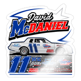 David McDaniel | 2025 | Kiss-Cut Vinyl Decal 2 - white glossy