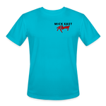 Mick East | 2025 | Men’s Moisture Wicking Performance T-Shirt 2 - turquoise