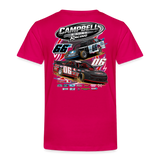 Campbell & Sons Racing | 2026 | Toddler T-Shirt - dark pink