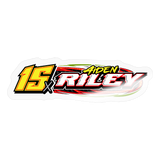 Aiden Riley | 2025 |  Kiss-Cut Vinyl Decal - transparent glossy