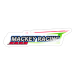 Mackey Racing | 2025 |  Kiss-Cut Vinyl Decal - white glossy