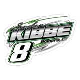 Jordan Kibbe | 2023 |  Kiss-Cut Vinyl Decal - white glossy